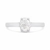 Platinum Diamond Solitaire Engagement Ring - 90pts - L/VS1 - H09262 Alternative Image