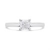 Platinum Diamond Solitaire Engagement Ring - 90pts - E/SI2 - H09268 Alternative Image