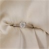 Platinum Diamond Solitaire Engagement Ring - 90pts - E/SI2 - H09268 Alternative Image