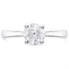 18ct White Gold Diamond Solitaire Engagement Ring - 90pts - G/I2 - H0977 Alternative Image
