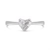 18ct White Gold Diamond Solitaire Engagement Ring - 90pts - I/I2 - H0984 Alternative Image