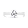 18ct White Gold Diamond Solitaire Engagement Ring - 1.01ct - J/I2 - H10128 Alternative Image