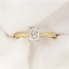18ct Yellow Gold Diamond Solitaire Engagement Ring - 1.01ct - L/I2 - H101589 Alternative Image