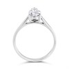 18ct White Gold 1 Carat Diamond Solitaire Engagement Ring - H/I1 - H10172 Alternative Image