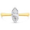18ct Yellow Gold 1 Carat Diamond Solitaire Engagement Ring - G/I1 - H10222 Alternative Image