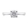 18ct White Gold Diamond Solitaire Engagement Ring - 1.06ct - L/I1 - H1028 Alternative Image