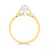 18ct Yellow Gold Diamond Solitaire Engagement Ring - 1.02ct - K/I2 - H10489 Alternative Image