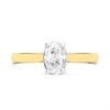 18ct Yellow Gold Diamond Solitaire Engagement Ring - 1ct - K/I2 - H10939 Alternative Image