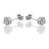 18ct White Gold Diamond Solitaire Earrings - 1.14ct/pair - F/I2-I3 - H1151 Alternative Image