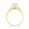 18ct Yellow Gold Diamond Solitaire Engagement Ring - 1.24ct - K/I2 - H1272 Alternative Image