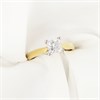 18ct Yellow Gold Diamond Solitaire Engagement Ring - 1.31ct - E/I1 - H1324 Alternative Image