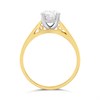 18ct Yellow Gold Diamond Solitaire Engagement Ring - 1.32ct - H/I2 - H1326 Alternative Image