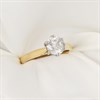 18ct Yellow Gold Diamond Solitaire Engagement Ring - 1.5ct - K/I3 - H1555 Alternative Image