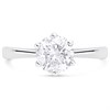 Platinum Diamond Solitaire Engagement Ring - 1.66ct - K/I2 - H1605 Alternative Image