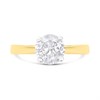 18ct Yellow Gold Diamond Solitaire Engagement Ring - 1.61ct - Certificated - H1613 Alternative Image