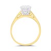 18ct Yellow Gold Diamond Solitaire Engagement Ring - 1.61ct - Certificated - H1613 Alternative Image
