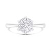 Platinum Diamond Solitaire Engagement Ring - 2.01ct - K/SI1 - H2033 Alternative Image