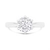 Platinum Diamond Solitaire Engagement Ring - 2.2ct - Certificated - H2053 Alternative Image