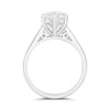 Platinum Diamond Solitaire Engagement Ring - 2.42ct - Certificated - H2062 Alternative Image