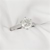 Platinum Diamond Solitaire Engagement Ring - 3.01ct - M/I2 - H3002 Alternative Image