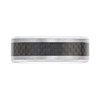Tungsten Inlay Ring- 8mm - J0909 Alternative Image