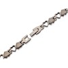 Titanium Heart Link Magnetic Bracelet - 7.25in - J1566 Alternative Image