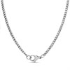 Titanium And Black Twist Wire Necklace - 20in - J17001 Alternative Image