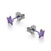Ti2 Titanium Purple Star Stud Earrings - 5mm - J1934 Alternative Image