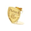 9ct Gold Arsenal FC Shield Single Stud Earring - J2370 Alternative Image