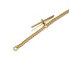 Gold Plated Albert Watch Chain - J2694 Alternative Image