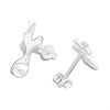 Silver Tottenham Hotspur FC Crest Stud Earrings - J2721 Alternative Image