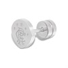 Stainless Steel Rangers FC Crest Single Stud Earring - J2925 Alternative Image