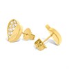 GUESS JUBB03038JWYGL Crystal Heart Stud Earrings - J42245 Alternative Image