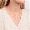 Laura Ashley LA074 Tumbling Floral CZ Necklace - J4340 Alternative Image