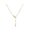Fossil JF03643791 Rose IP Steel Simulated Pearl Necklace - J49244 Alternative Image