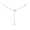 Fossil JF03808710 Yellow IP Freshwater Pearl Necklace - J49257 Alternative Image
