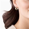Fossil JF03870710 Sadie Shine Bright Yellow IP Hoop Earrings - J49261 Alternative Image