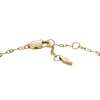 Fossil JF04525710 Yellow IP Cubic Zirconia Bracelet - J49333 Alternative Image