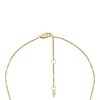 Fossil JF04689710 Yellow IP Heart Necklace - J49342 Alternative Image