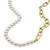 Fossil JF04727710 Gold Tone IP Pearl Effect Link Necklace - J49352 Alternative Image