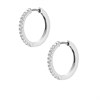 Fossil JA7234040 Cubic Zirconia Hoop Earrings - J49354 Alternative Image