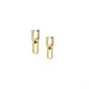 Fossil JF04780710 Gold Tone Link Earrings - J49359 Alternative Image