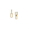 Fossil JF04780710 Gold Tone Link Earrings - J49359 Alternative Image