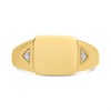 Fossil JF04791710 Gold Tone Signet Ring - J49363 Alternative Image
