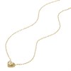 Fossil JF04856710 Yellow IP Stone Set Heart Necklace - J49371 Alternative Image