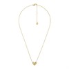 Fossil JF04856710 Yellow IP Stone Set Heart Necklace - J49371 Alternative Image