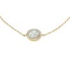 Fossil JF04866710 Yellow Tone IP Mother Of Pearl And CZ Bracelet - J49376 Alternative Image