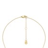 Fossil JF04865710 Yellow Tone Mother Of Pearl And CZ Necklace - J49377 Alternative Image