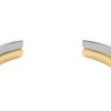 Fossil JF04874998 Stainless Steel Two Tone Bangle - J49384 Alternative Image