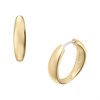 Fossil JF05002710 Yellow IP Graduated Hoop Earrings - J49429 Alternative Image